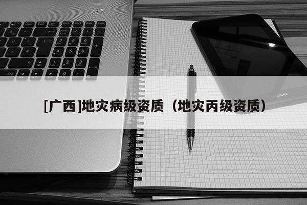 [廣西]地災病級資質（地災丙級資質）