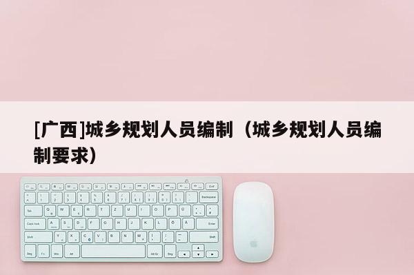 [廣西]城鄉規劃人員編制（城鄉規劃人員編制要求）