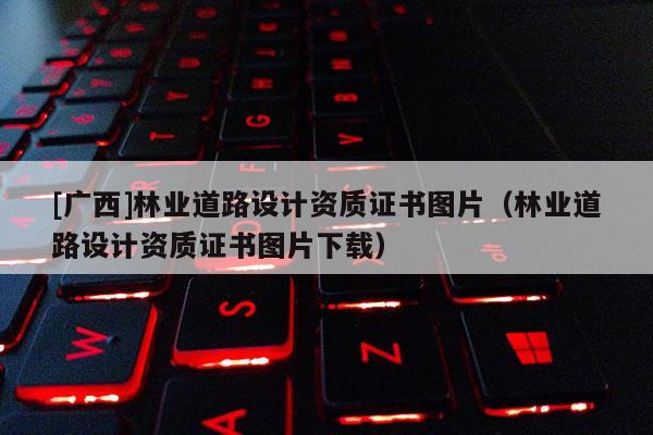 [廣西]林業道路設計資質證書圖片（林業道路設計資質證書圖片下載）