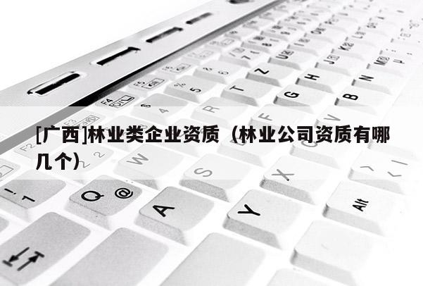 [廣西]林業(yè)類企業(yè)資質(zhì)（林業(yè)公司資質(zhì)有哪幾個(gè)）