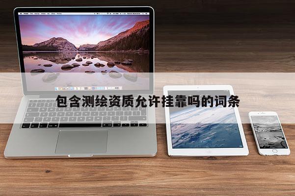 包含測(cè)繪資質(zhì)允許掛靠嗎的詞條