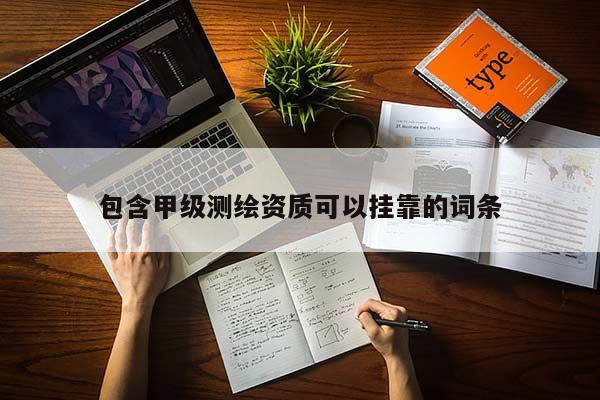 包含甲級測繪資質可以掛靠的詞條