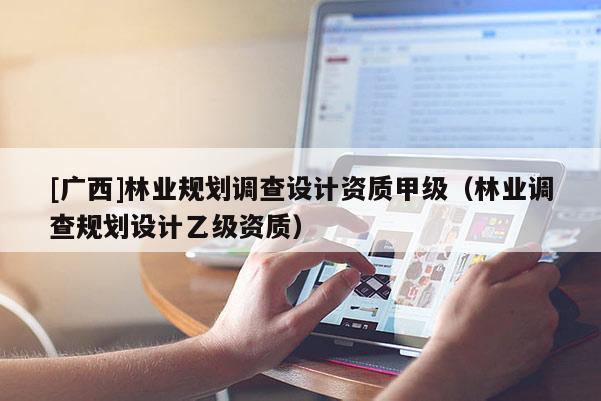 [廣西]林業(yè)規(guī)劃調查設計資質甲級（林業(yè)調查規(guī)劃設計乙級資質）