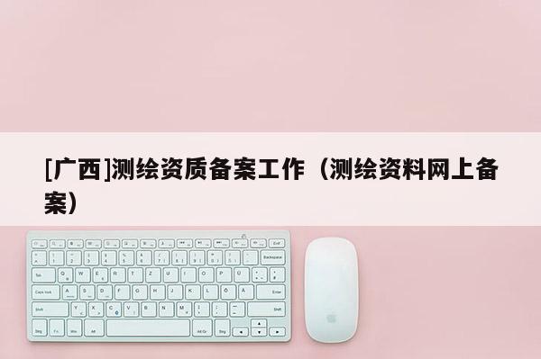 [廣西]測繪資質備案工作（測繪資料網上備案）