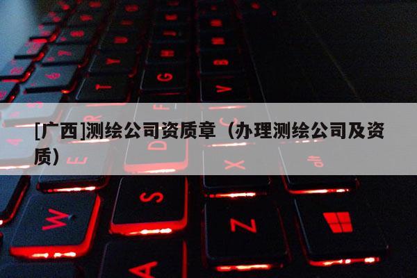 [廣西]測繪公司資質章（辦理測繪公司及資質）