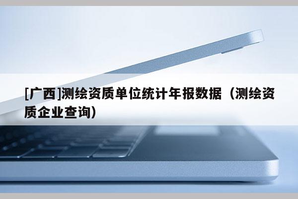 [廣西]測繪資質單位統計年報數據（測繪資質企業查詢）