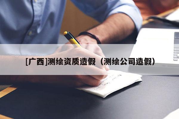 [廣西]測繪資質造假（測繪公司造假）