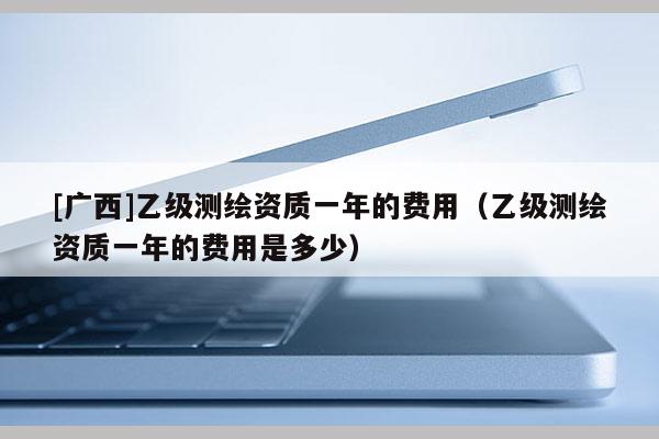 [廣西]乙級測繪資質一年的費用（乙級測繪資質一年的費用是多少）