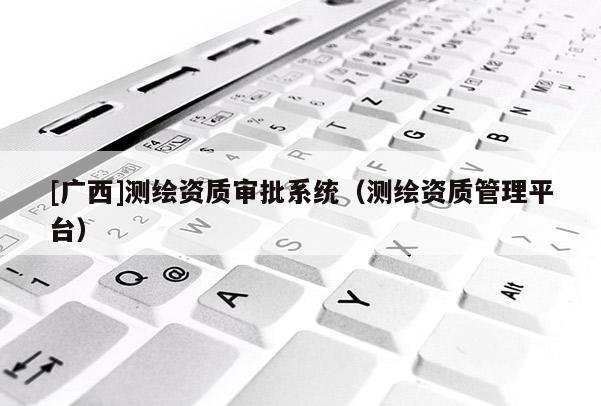 [廣西]測繪資質審批系統（測繪資質管理平臺）