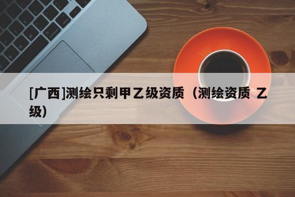 [廣西]測繪只剩甲乙級資質（測繪資質 乙級）
