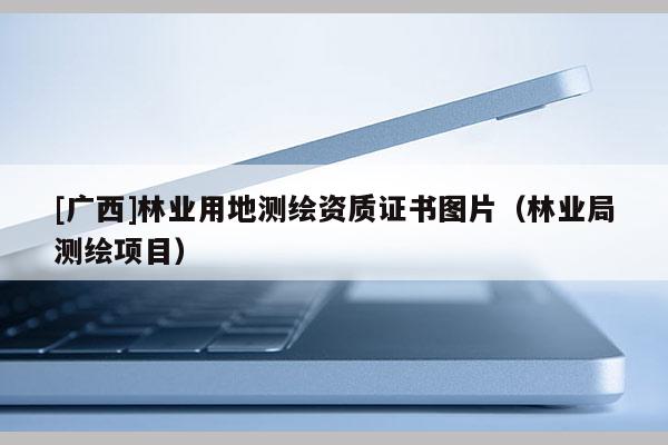 [廣西]林業(yè)用地測繪資質(zhì)證書圖片（林業(yè)局測繪項目）