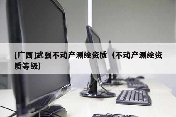 [廣西]武強不動產測繪資質（不動產測繪資質等級）