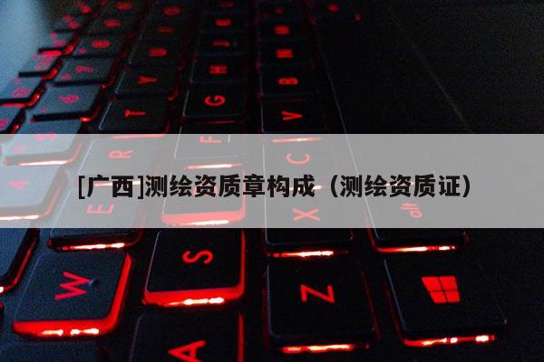 [廣西]測繪資質章構成（測繪資質證）