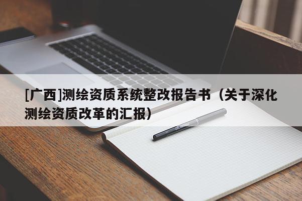 [廣西]測繪資質系統整改報告書（關于深化測繪資質改革的匯報）