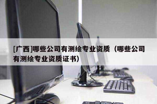 [廣西]哪些公司有測繪專業資質（哪些公司有測繪專業資質證書）