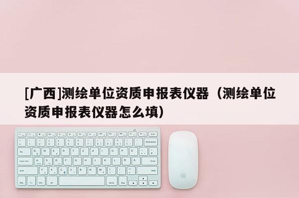 [廣西]測(cè)繪單位資質(zhì)申報(bào)表儀器（測(cè)繪單位資質(zhì)申報(bào)表儀器怎么填）